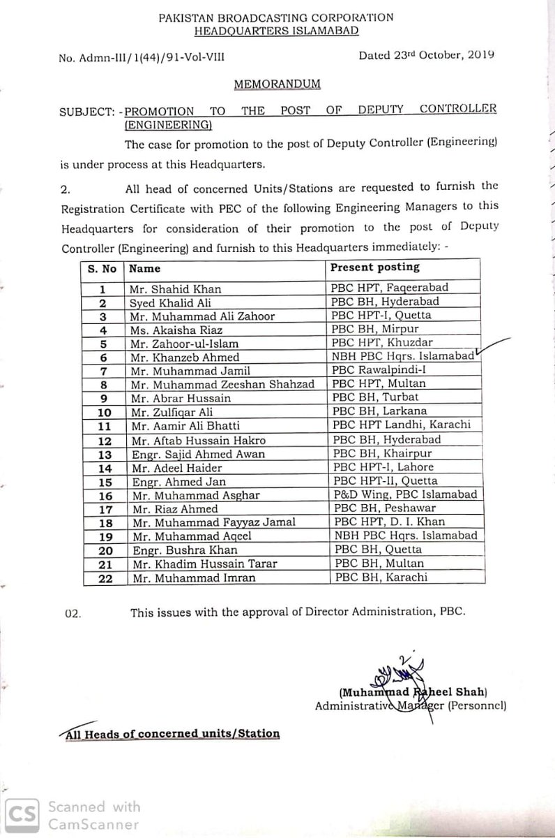 AsifEngrt's tweet photo. #ImranKhanPTI
#DGPBC
Once again injustice has been seen in the promotion of Engineering Managers to Deputy Controllers in PBC, Pakistan Broadcasting Corporation. The said department is going to promote only PEC registered Engineers, Diploma and B- Tech (Hons) are neglected. https://t.co/JcMPgnPKff