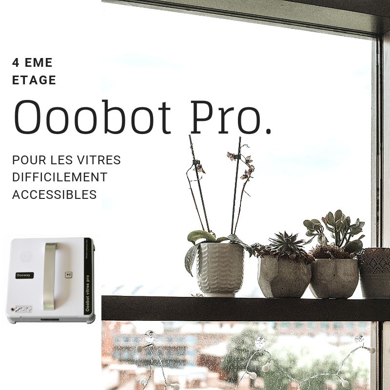 Oooway Ooobot Vitres Pro - Robot lave-vitre