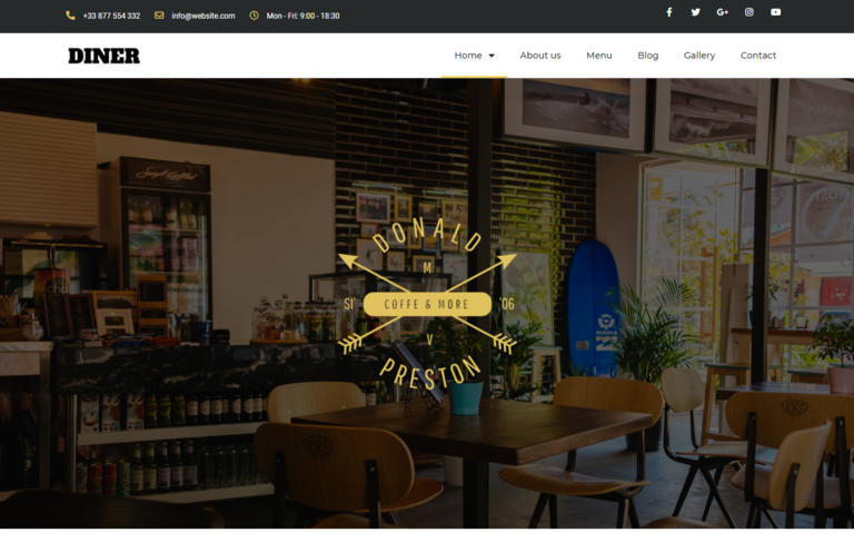 cgsthemes's tweet photo. Check out the latest hot #WordPress #theme at CGS Themes on #diner, #eatery &amp; #foodindustry @ https://t.co/wnbaHJwEKD

It is integrated with #Elementor #PageBuilder. So no coding is required to make a #website with this #dinertemplate!

#restaurant #food #foodie #foodporn #dinner https://t.co/KBIQHMgT0t