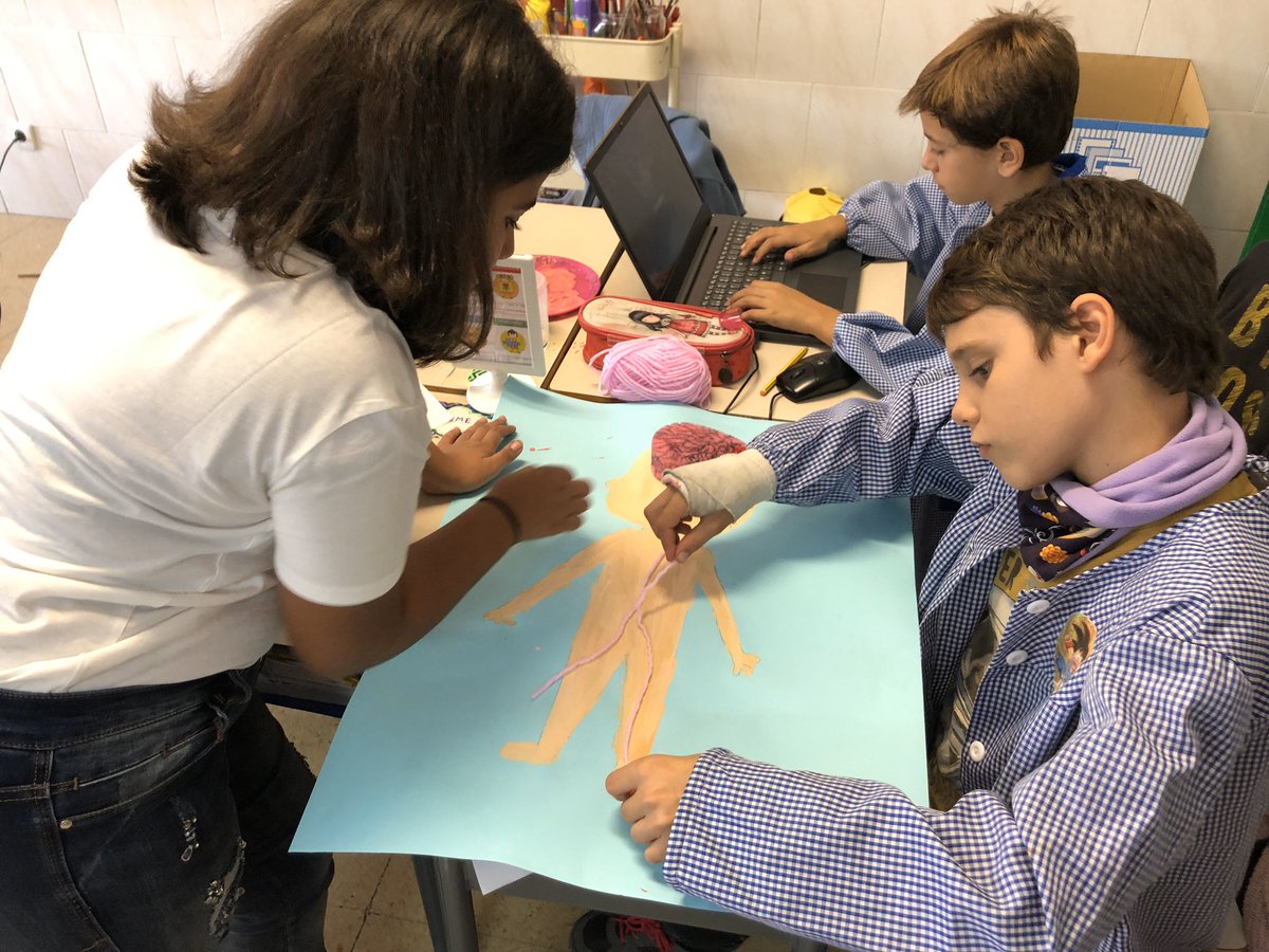 FernandoBoillos's tweet photo. Las maquetas del Proyecto “El Cuerpo Humano” van tomando forma. Deben hacerlo con materiales reciclados y así además de aprender toman conciencia de lo importante que es reducir, reciclar y reutilizar♻️ 

@stjosepgracia @EducWeb @flipped_primary @FrikazosAula @yosoytuprofe_ https://t.co/djBSV2dAwA