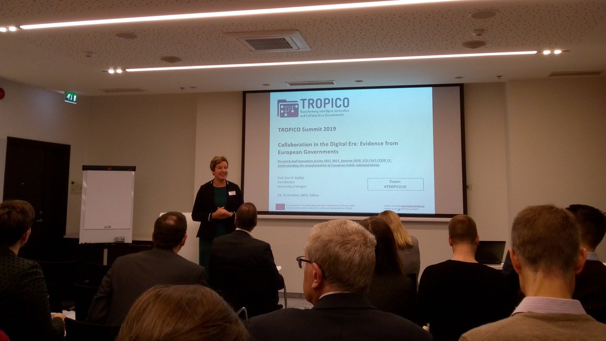 SamuelDefacqz's tweet photo. Kick off of the @tropico_project Summit in Tallinn. Opening speech by Tiina Randma-Liiv, our brilliant host from @TallinnTech #TROPICO19 https://t.co/Pt24jTuBU1