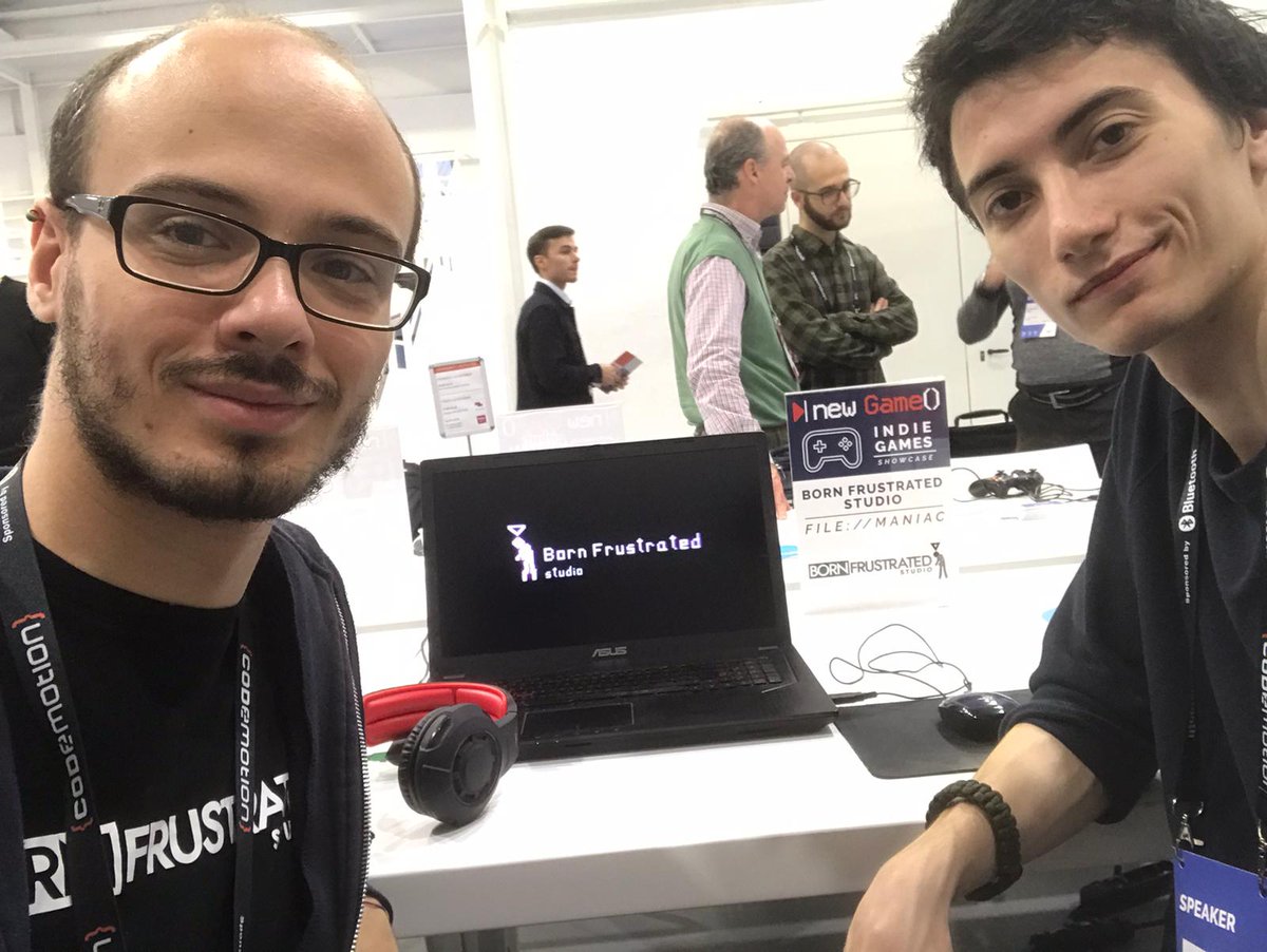 BornFrustratedz's tweet photo. Born Frustrated Studio is at #codmotionmilan19 and guess what? #Filemaniac is here too! If you are around come to say hi 😉

@wabbadabda @nicho_97 @euginho88
#videogames #indiegame #indiedev #gamedev #codmotionIT https://t.co/3Hi1eAVJTz