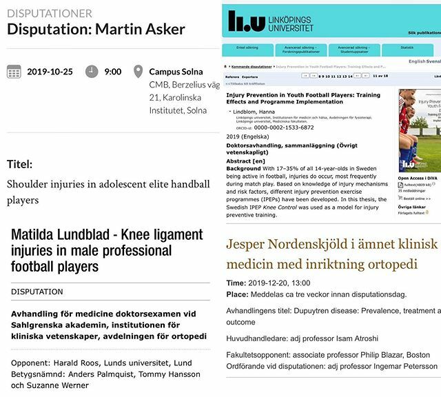 MarkusWalden's tweet photo. On my way to Stockholm for the first of four medical dissertations in less than two months where I am the co-supervisor. First out tomorrow is @martin.asker with a thesis on handball shoulders! #KHAST #MUSIC #SCHMS2020 #naprapathögskolan #excellence https://t.co/eajGMi1kR3 https://t.co/6QU9uvcTG8
