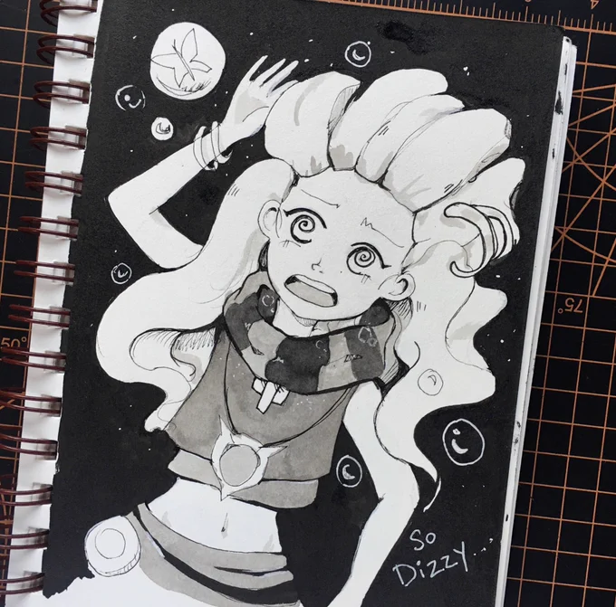 [Inktober] Day 24 Dizzy 
Zoe 