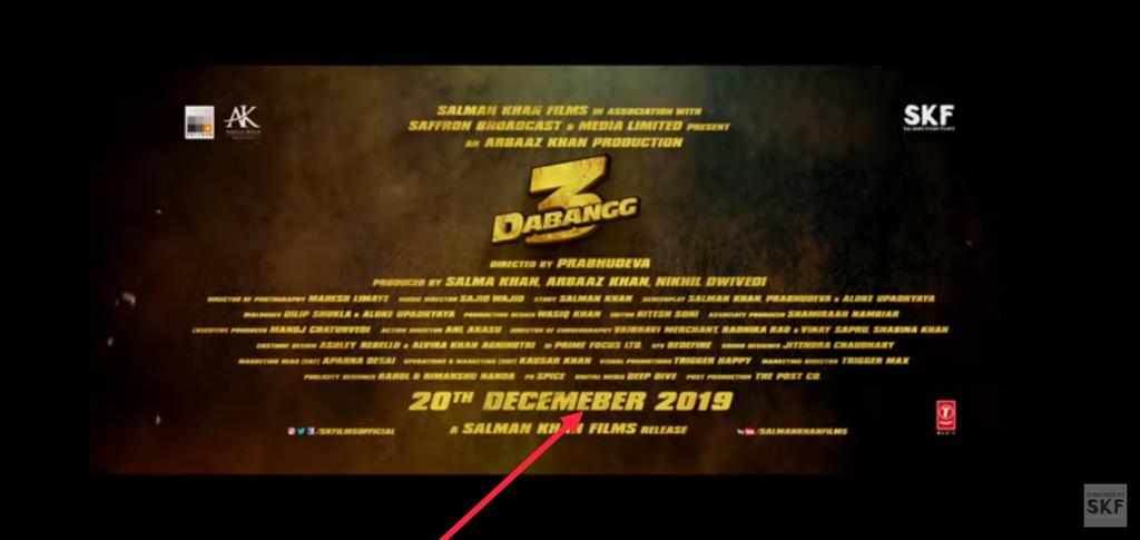 vermaking's tweet photo. @SKFilmsOfficial @SKFgroup hope, the person designed the poster and the content is educated enough #December correct the spelling of the Month #Dabangg3Trailer on #YouTube https://t.co/7CSokBJ08b