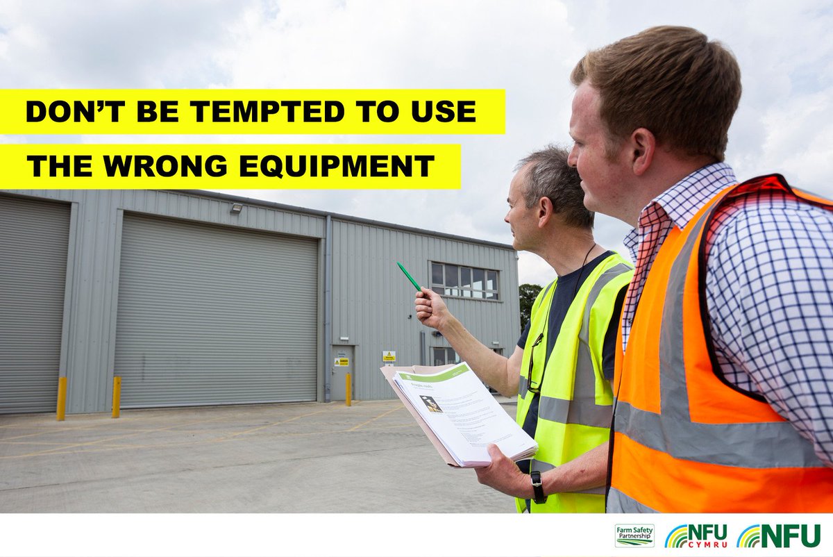 OPICOag's tweet image. @FSP_England is working hard to get the word out about farm safety and we’re happy to support. 

Do not be tempted to use the wrong equipment. #FarmSafetyPartnership #FarmSafety #SafeStop