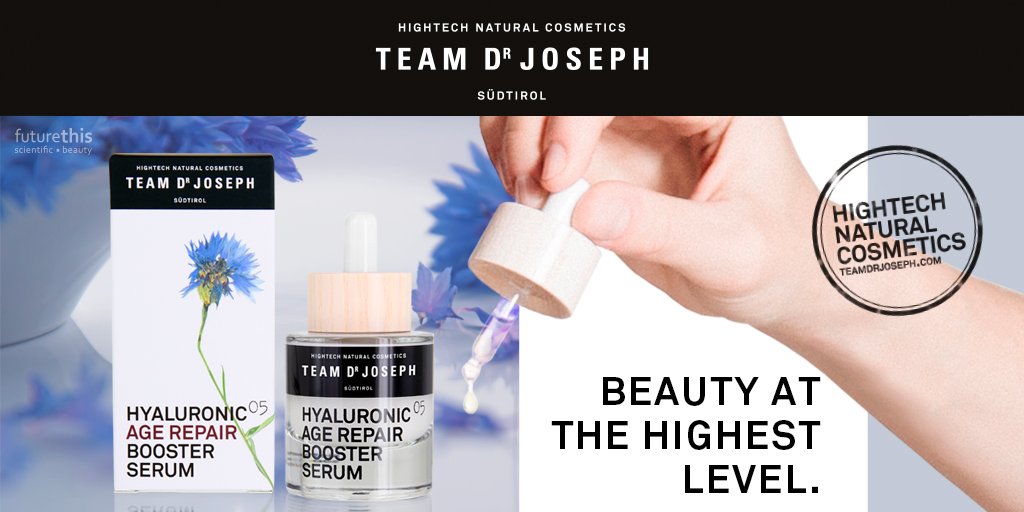 ProBeautyZA's tweet photo. With biotechnological hyaluronic acid, hibiscus extract and unique, selective luxury ingredients, #TeamDrJoseph’s Hyaluronic Age Repair Booster is a powerful serum for an intensive treatment of demanding mature skin. 

Learn more with @futurethis_sa: https://t.co/WigwJ9QFS1. https://t.co/nmdvJmVzm3