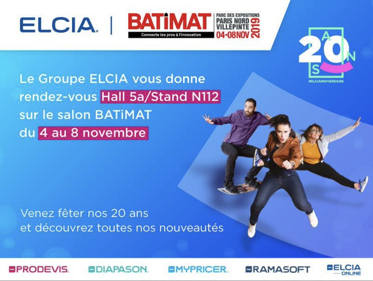 echodelabaie's tweet photo. [Événement] Top 3 des nouveautés Elcia présentées sur Batimat 2019 : https://t.co/RS0lTwLcm7 @elcia_fr @Batimat #produits #nouveautes #erp #prodevis #menuiserie #3D https://t.co/02P6mEmVf1