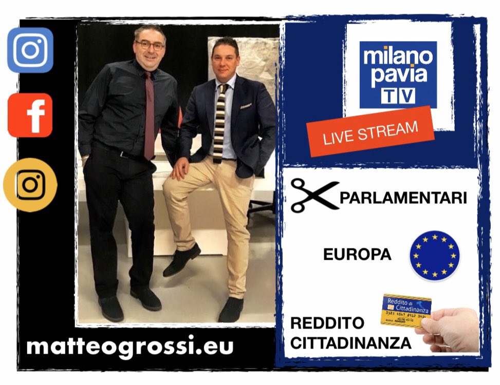 grossimat's tweet photo. Stasera “Politica. La Parola” ore 21,10 #telepavia #europa #taglioparlamentari #redditodicittadinanza https://t.co/vNkdIo0XYt https://t.co/FneyaLxC1o