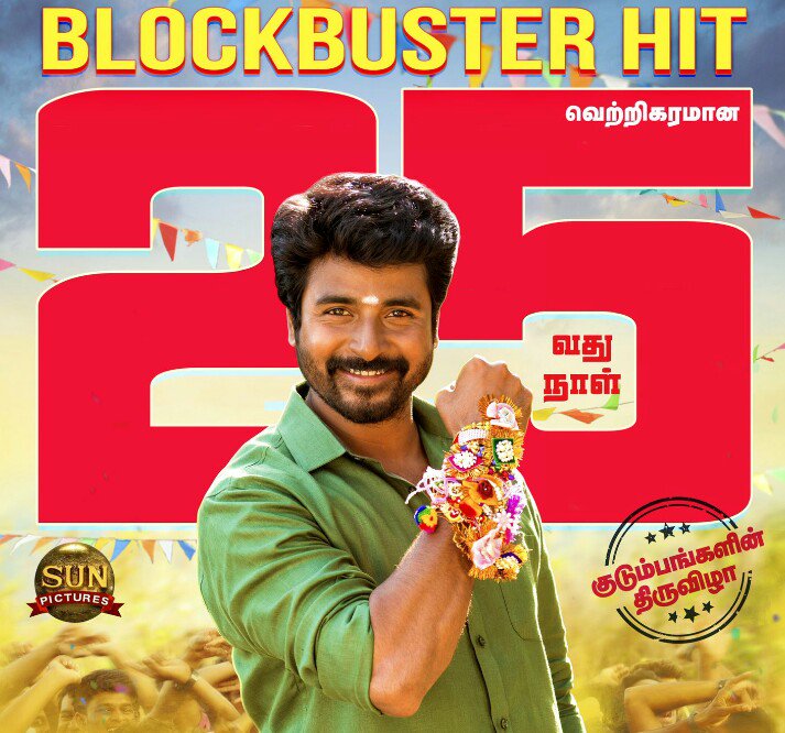 CauveryCinema4K's tweet photo. @Siva_Kartikeyan 's #nammaveetupillai Completing it's run today @trichycauvery
"A Family blockbuster" from @sunpictures
Total run- 28days💥💥
Longest run in our cinemas in recent times👍 #nvpgrandsuccess #nvpfamilyblockbuster #nvpblockbuster #Hero #Sivakarthikeyan #trichy https://t.co/KjybGiVWV9