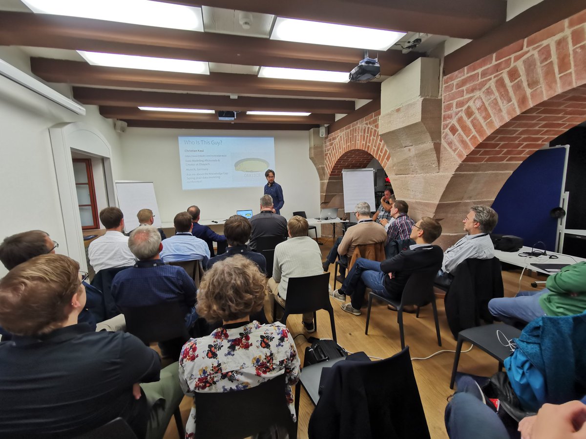 Christian Kaul is Modeling the Transitional Organization with Lars Rönnbäck's (<a href="/anchormodeling/">Anchor Modeling</a>) #transitionalmodeling.
#datamodeling
<a href="/DDVUG/">DDVUG</a>