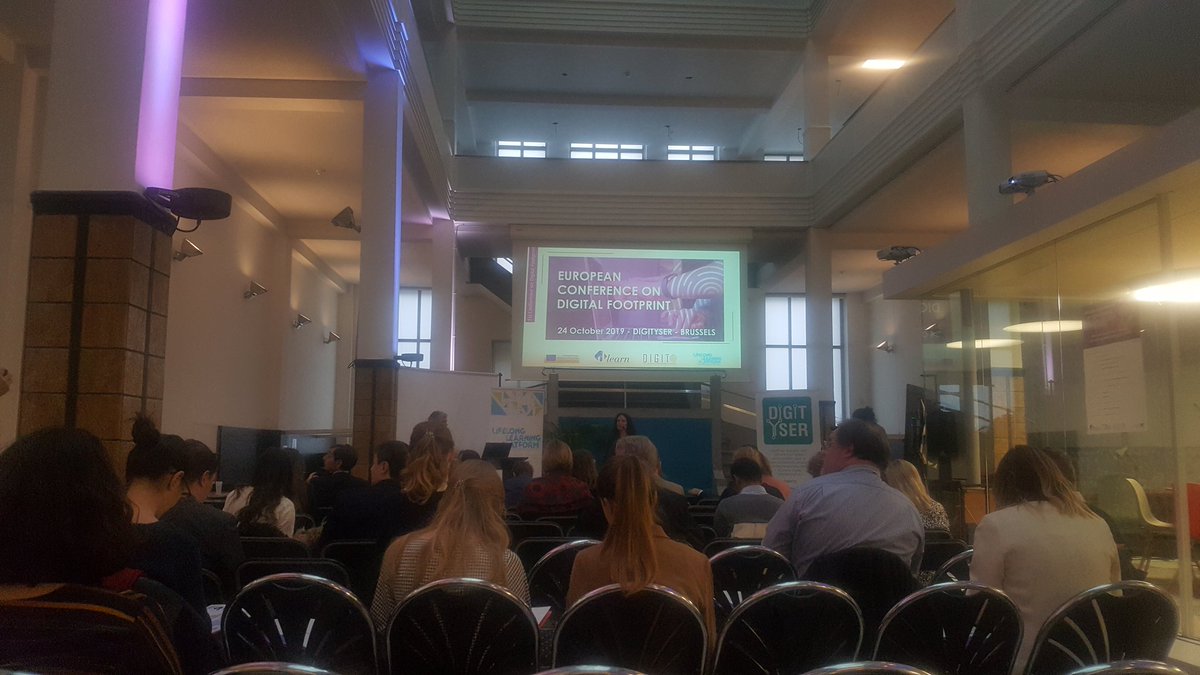 kyuzelif's tweet photo. #digitalfootprint #digityser great conference opening on #european #digitalfootprint https://t.co/I81U74vo5t