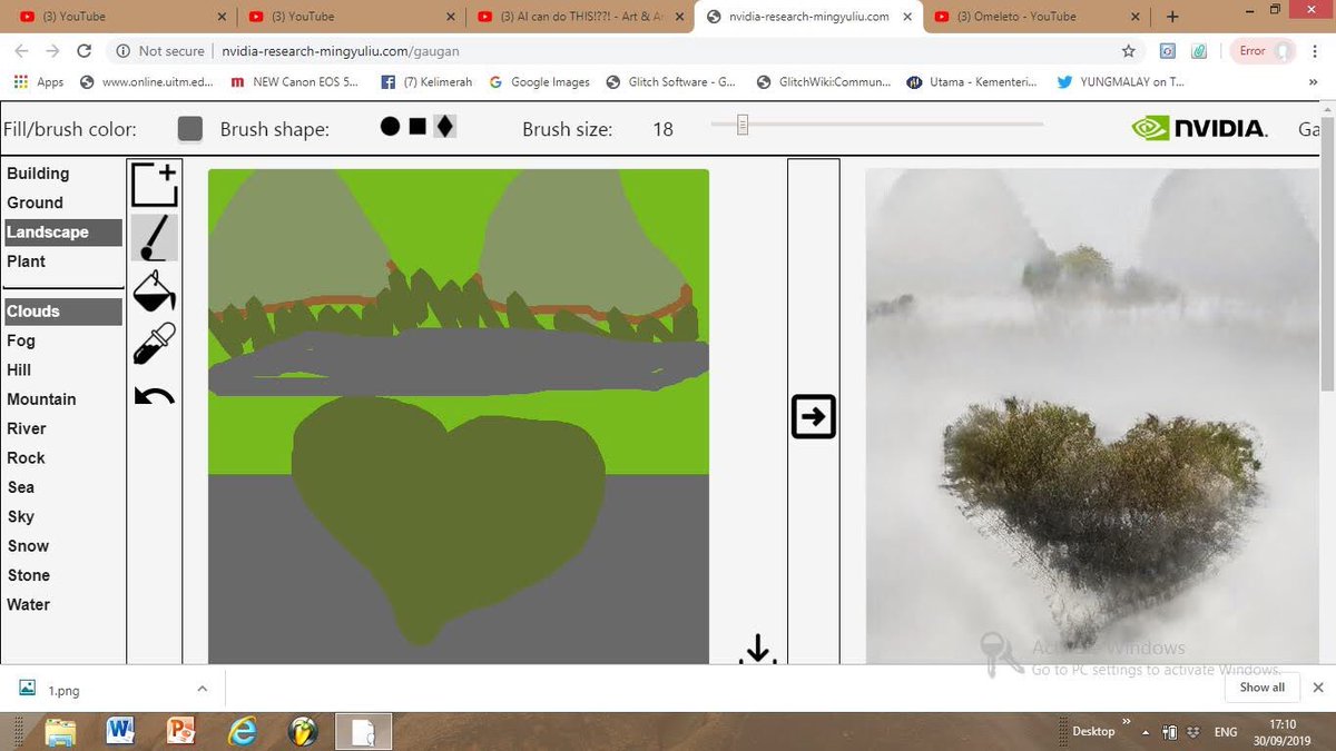 ichusmind's tweet photo. Fun fact: these are made using AI (by Nvdia research group) https://t.co/lS5SsGe7yU