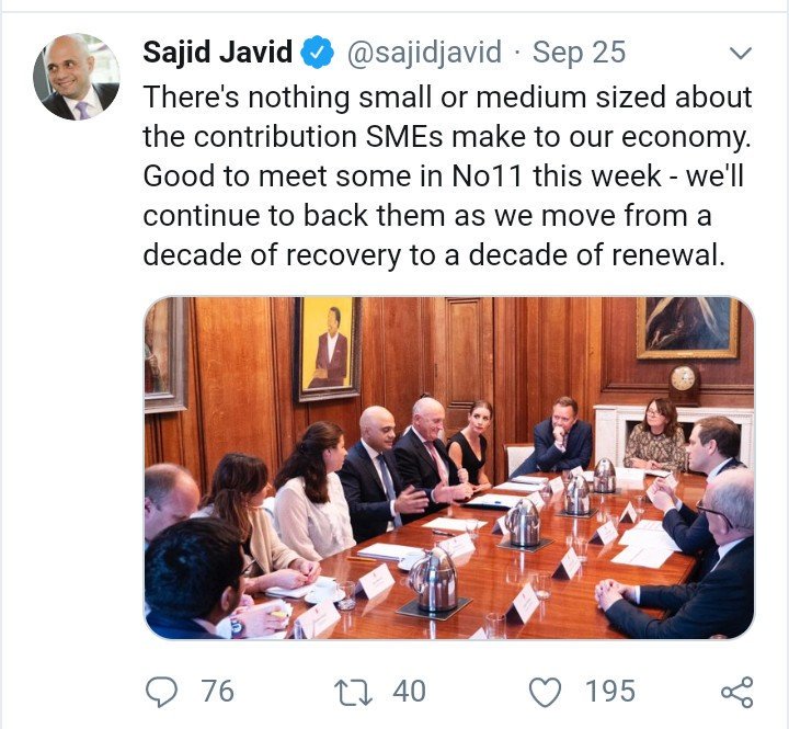 Classic  #EngCon doublespeak from Sajid Javid here: "Do businesses want the benefits and security of continued access to the Single Market, or the instability and uncertainty of a lost decade?" https://sajidjavid.com/news/sajid-javid-only-thing-leaving-eu-guarantees-lost-decade-british-business #CheckBrexit