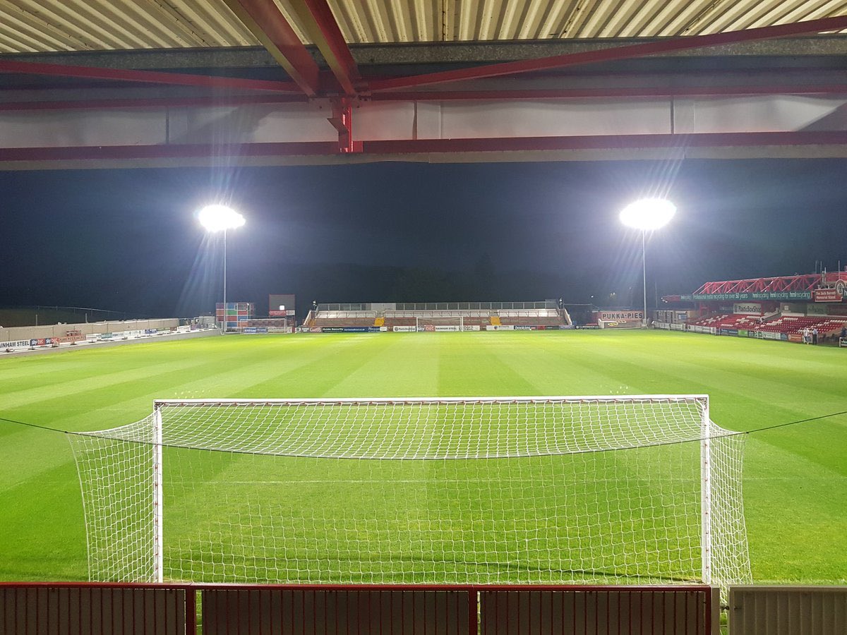 #ThrowbackThursday to Accrington Stanley FC in Aug 2018 after their promotion to league 1 👌

Thorn 2000W metal halide floodlights mounted on 20m raise &amp; lower bespoke corner columns 💡

#floodlight #cardiff #football