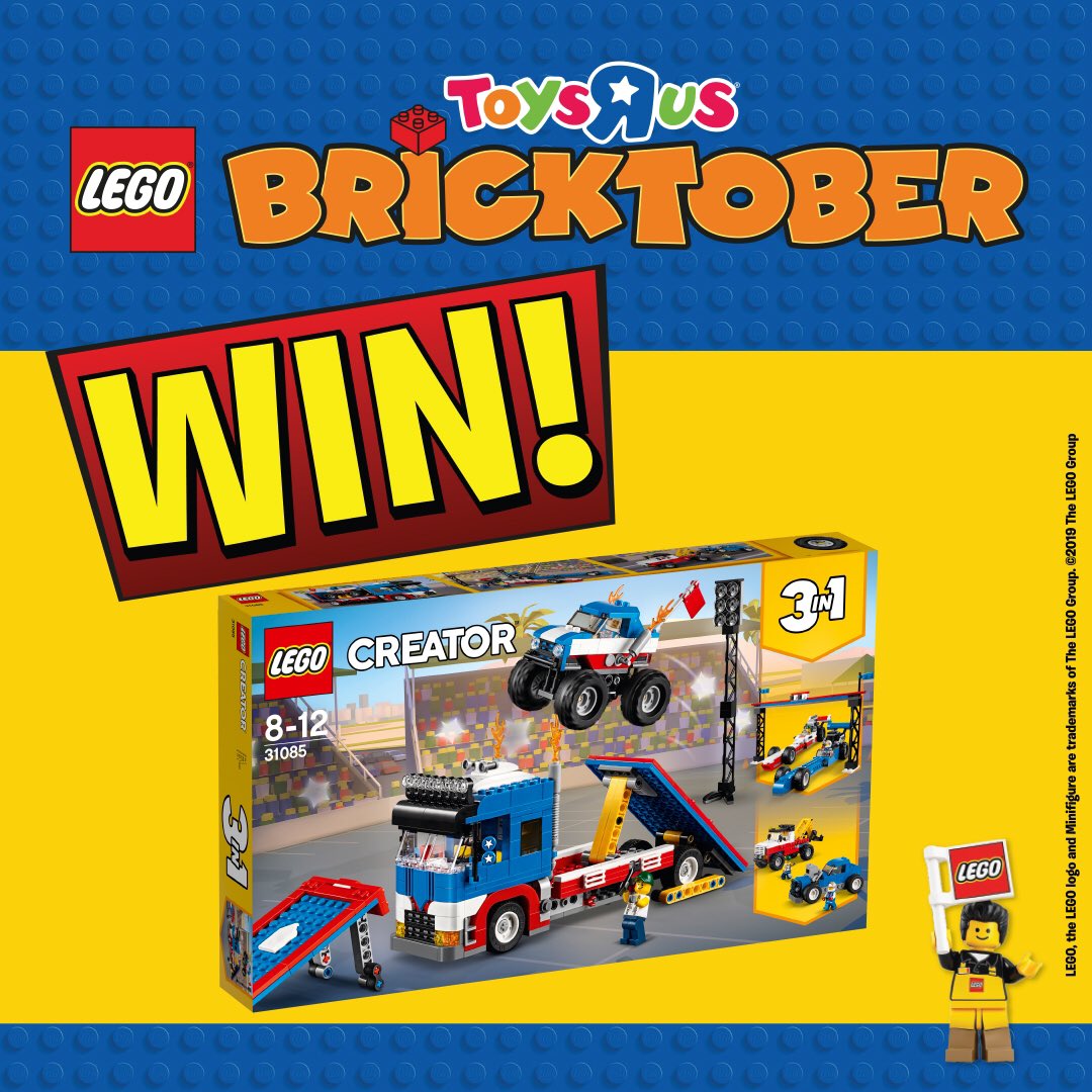 ToysRUs_ZA's tweet photo. #LEGOBricktober Giveaway Time! #TRUExclusive

Simply RT to enter!

Competition closes at 11pm today. The winner will be chosen randomly. T &amp; Cs apply. https://t.co/aRLKrJcBRt