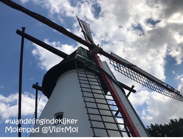VisitMol's tweet photo. #wandelingindekijker #molenpad
Je passeert langs de molen van Ezaart. Dit is de laatste van de zeven windmolens die onze gemeente ooit rijk was. De windmolen vormt het baken tijdens deze wandeling.
https://t.co/nHs1fgfesB https://t.co/vRDNK5D67F