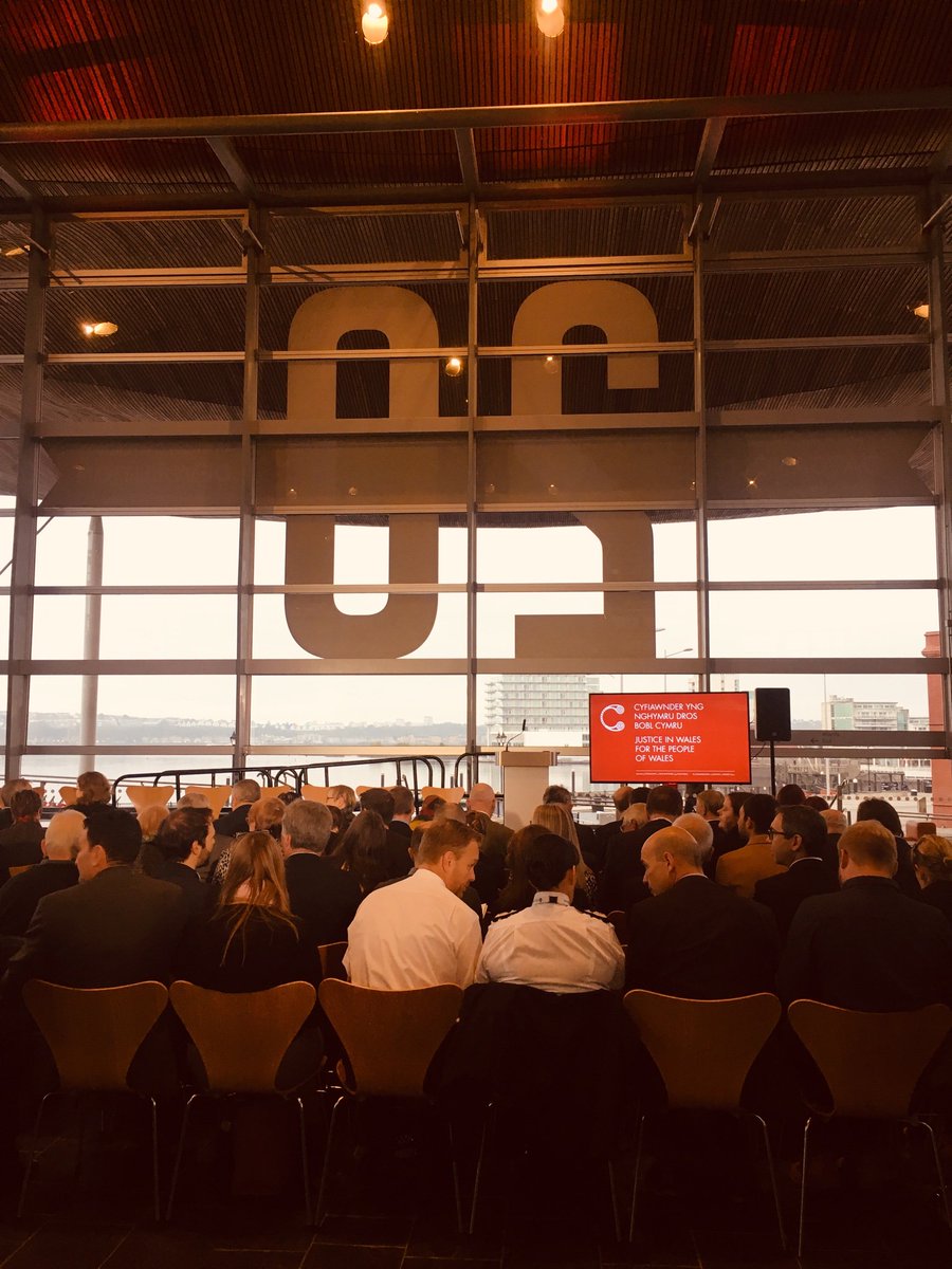 Yn nigwyddiad lansio adroddiad <a href="/justiceinwales/">Y Comisiwn ar Gyfiawnder / Commission on Justice</a> yn y Senedd heddiw #cyfiawnderyngnghymru