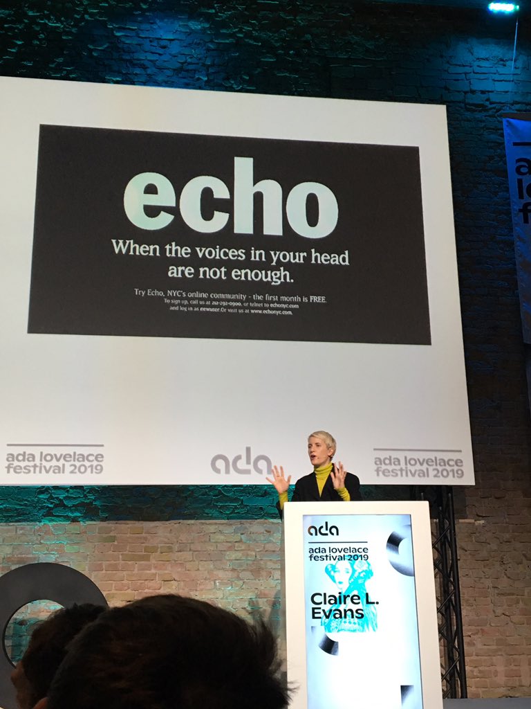 „When the voices in your head are not enough.“ why are we not surprised that this is a female thought? #femaletech #femalepower #adafellow @leasteinacker @join_ada @Henkel @mmeckel