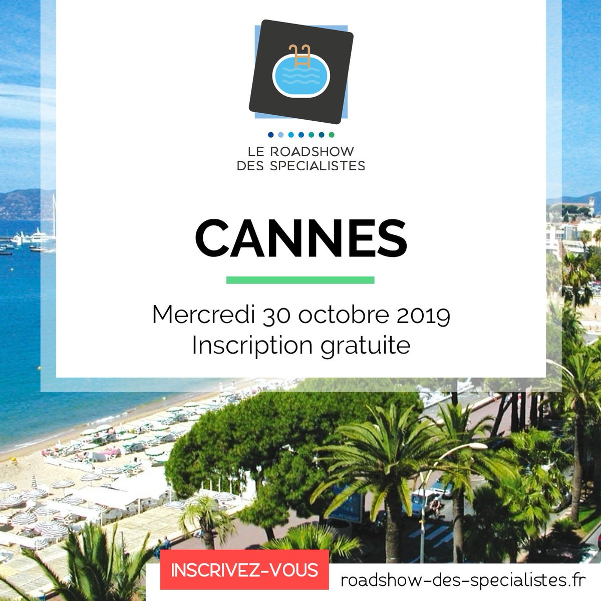 Le #RoadshowdesSpécialistes2019 sera à Cannes le mercredi 30 octobre prochain ! 

Inscrivez-vous sur : roadshow-des-specialistes.fr/contact-page/?…