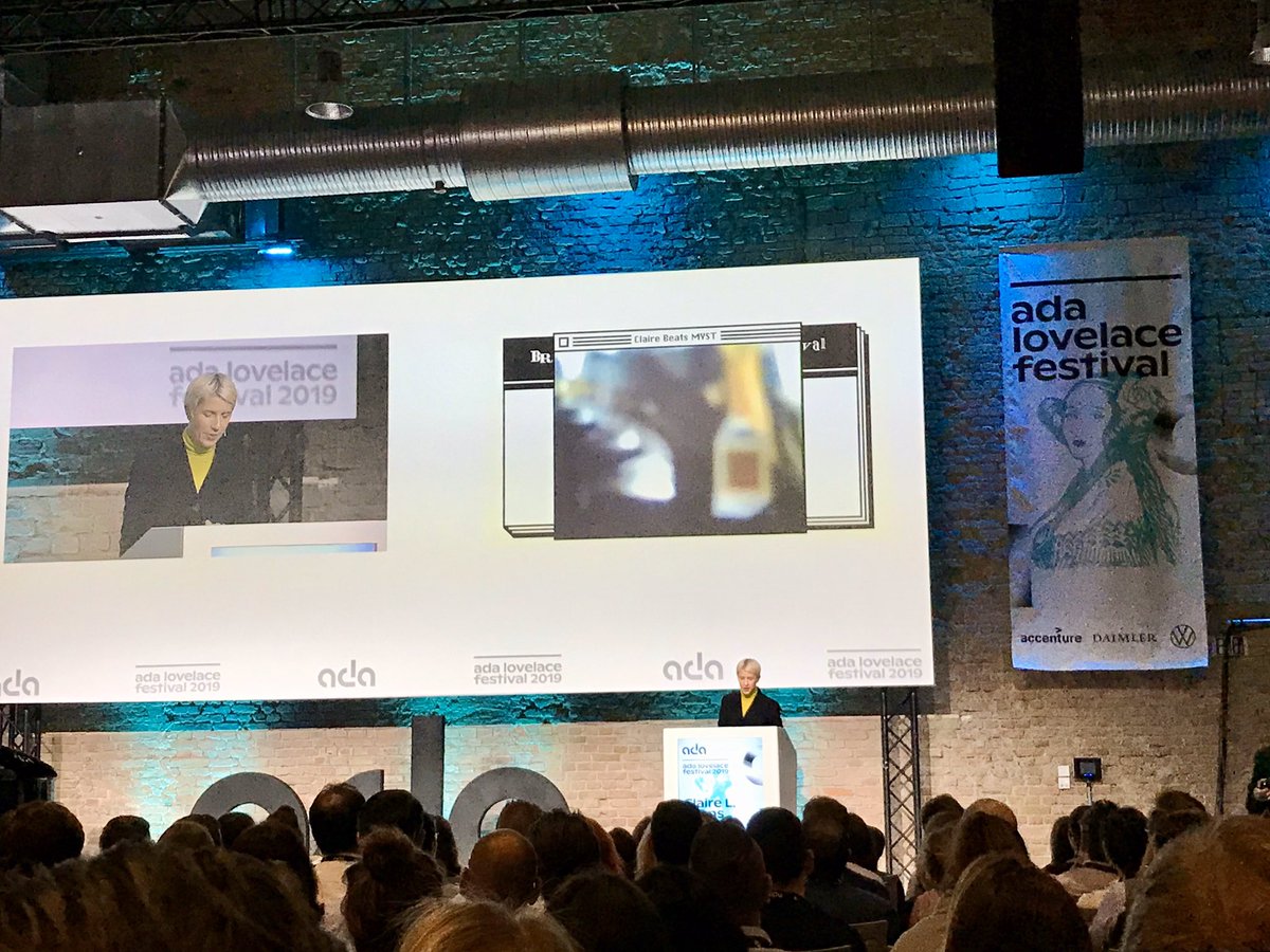 kathrinjansing's tweet photo. Finally! 5th ada lovelace festival in Berlin. Also finally: Listening to Claire L. Evans @TheUniverse and the untold story of women who made the internet! @KienbaumConsult @join_ada #adafellows #WePowerment #Akademy #ada19 #adafestival #learnforlife https://t.co/Okv2ylU65s