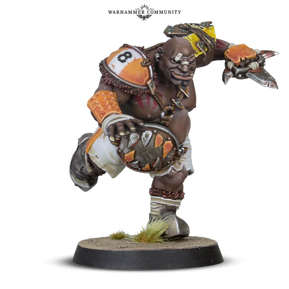 WargamerD's tweet photo. The new Ogre team look fantastic🤩😯🤩😯
#BloodBowl #Nuffle #Warhammer #WarhammerFantasy #FantasyFootball #WarhammerOldWorld #Wargamer #Wargaming #Wargames #Tabletop #Gaming #Miniaturegames #Ogers #FireMountainGutBusters https://t.co/vARkVlY9n5