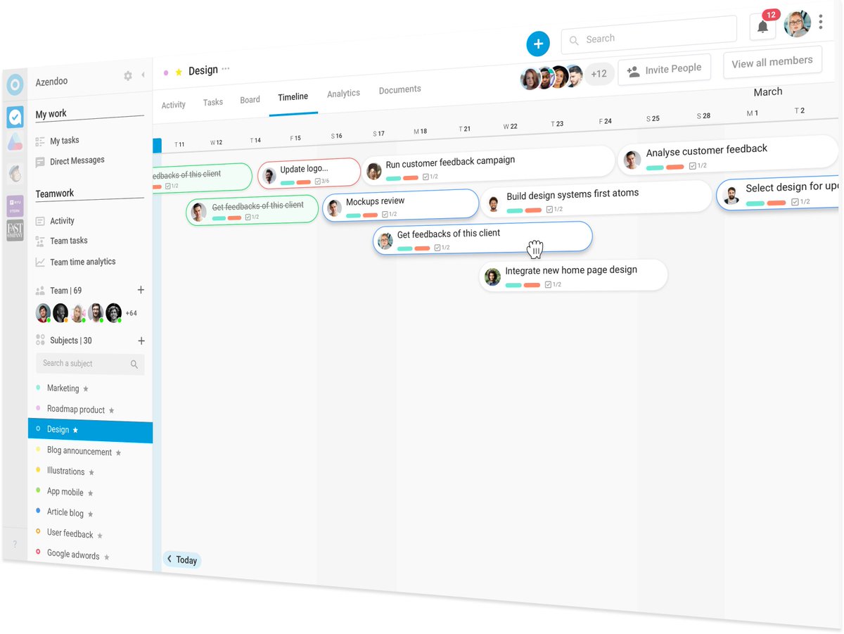 The new Azendoo Timeline is now available ✨

Read about it here 👉 blog.azendoo.com/azendoo-timeli…