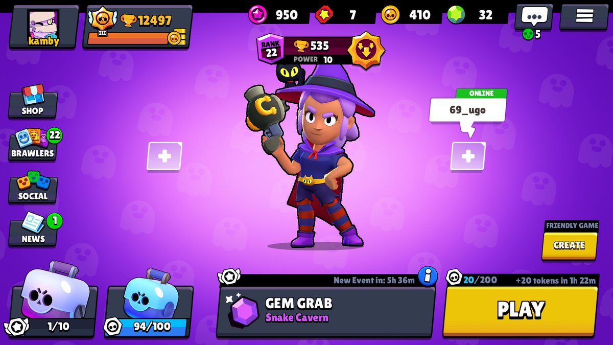 Frank Fs7n On Twitter Witch Shelly Is Available Now And For Those Among You Who Haven T Unlocked Frank Yet You Ll Also Find An Combo Offer With Frank Dj - shelly bruxa brawl stars fana
