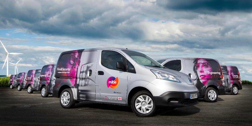 We're pleased to welcome our first electric vans to the #Mitie fleet! They're joining the 98 electric cars we've already rolled out in just 4 months, as part of our 20% by 2020 commitment. #EV #ElectricFleet