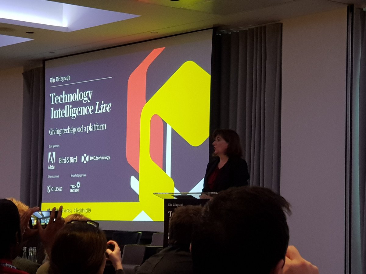 perninder's tweet image. Listening to Rt Hon Nicky Morgan announce 5 new AI fellowships. #techintel19