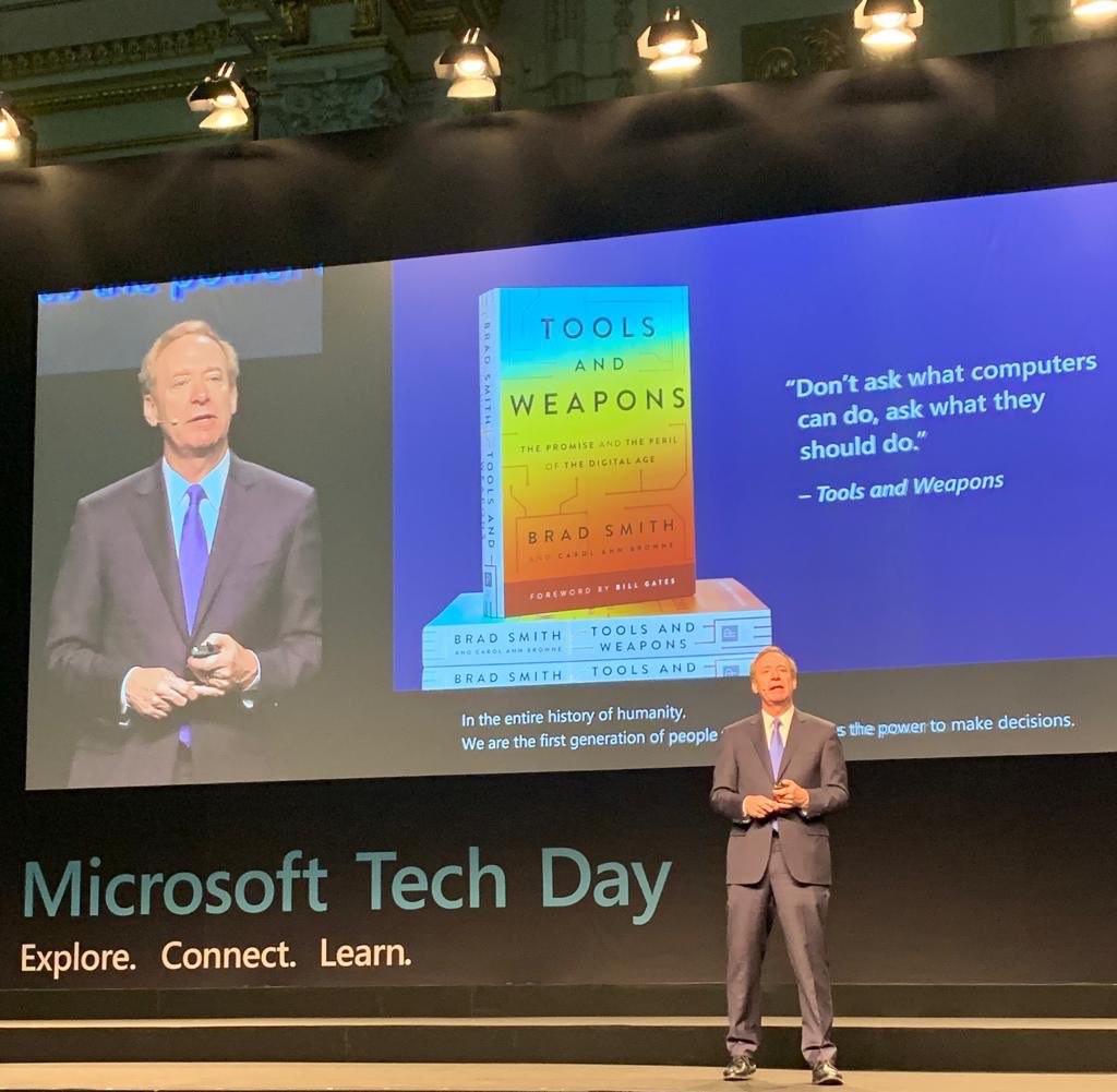 After meeting in New York back in September, it is great to welcome to Bucharest, Brad SMITH President MICROSOFT. In Romania is one of the most relevant Microsoft’ regional offices in CEE. <a href="/MCSI_RO/">Ministry of Communications and Information Society</a> <a href="/Microsoft/">Microsoft</a> <a href="/romaniaineu/">Romania in the EU 🇷🇴</a>