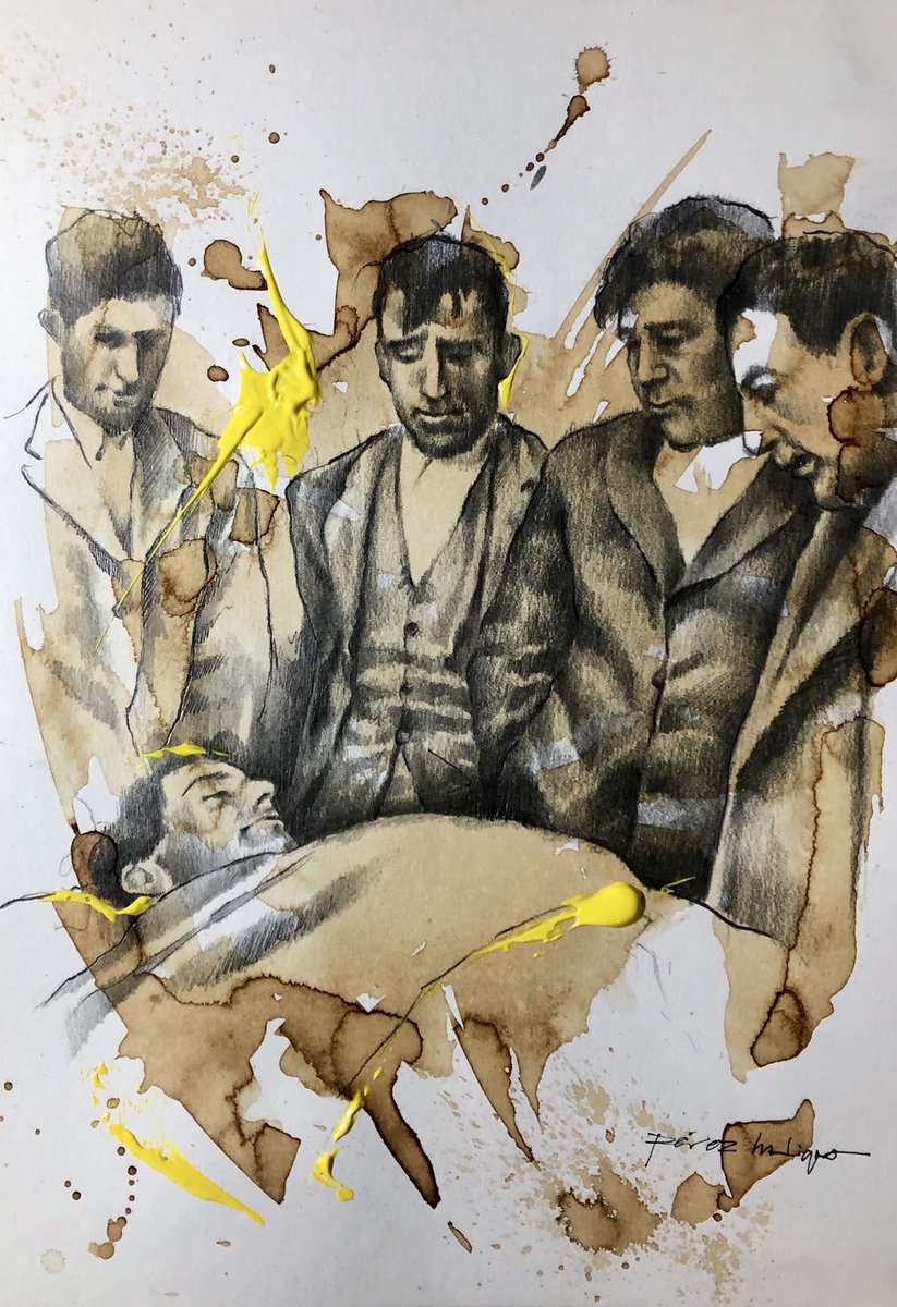 perezindiano's tweet photo. ¡Parece que está dormío, Dios mío,
en su capote de brega!
Y por Gelves viene el río, teñío,
con sangre de los Ortega.
#joselitoelgallo #gallo #toreros #pérezindiano https://t.co/uWsNWm797n