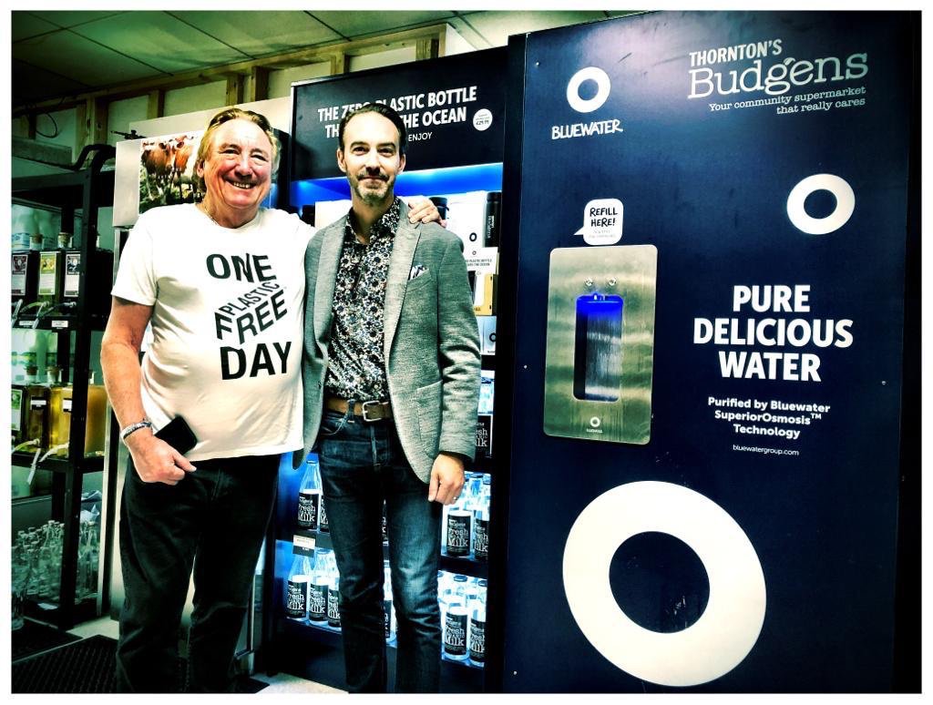 A Plastic Planet (@aplastic_planet) on Twitter photo Amazing to see so many #unpacked products at <a href="/BelsizeBudgens/">Thornton's Budgens</a> launch y'day. The Bluewater station will be a game-changer for locals who can now #refill water in store, removing the need to buy a #singleuse bottle.
“There is no end to our plastic-free ambition.” Andrew Thornton Amazing to see so many #unpacked products at <a href="/BelsizeBudgens/">Thornton's Budgens</a> launch y'day. The Bluewater station will be a game-changer for locals who can now #refill water in store, removing the need to buy a #singleuse bottle.
“There is no end to our plastic-free ambition.” Andrew Thornton
