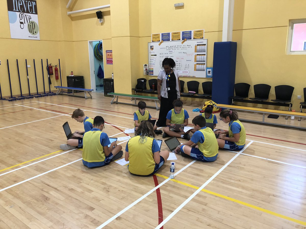US_Panthers's tweet photo. Today our G6s participated in a cross curricular activity. We have been learning about inclusion, tolerance and friendships in moral education, today we mixed our HPE and English class together at the gym and implemented these areas followed by a reflection. #30X30 #moraled #GUS https://t.co/CteZ4v7Nrc