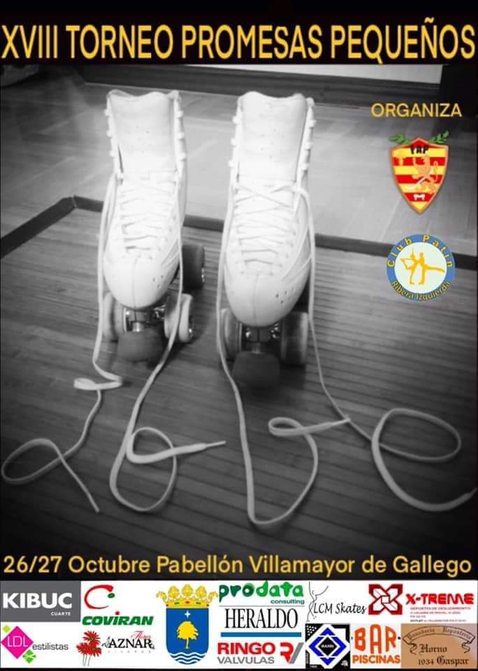CPAlagon's tweet photo. 📅 Este fin de semana, 26/27 de octubre en el pabellón de Villamayor tendrá lugar el XVIII Torneo Promesas Pequeños.
Deseamos mucha suerte a nuestras patinadoras:
Alba Gracia 
Tania Campos 
Sandra Sobreviela 
#sienteelpatinaje 
https://t.co/eLNKcvl3bE https://t.co/sXxxjS0rFV