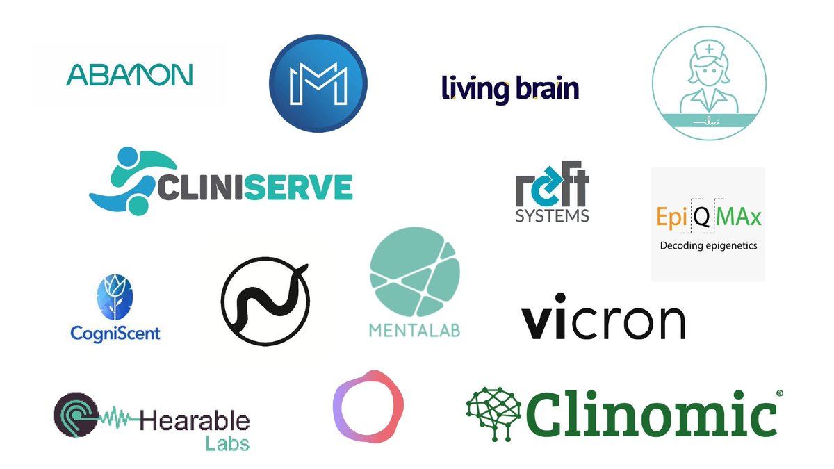 hihh_inno's tweet photo. Meet the finalists of the EIT Health Germany Headstart Awards. Congratulations @abatonhealth @cliniserve @ClinomicAI @cogniscentAI @EpiQMAx @hearablelabs #Ilvi @LivingBrainLB @mentalabco @menu_tech @mindable_health @Nagibioscience @reFit_Systems and #vicron. Good luck in Berlin! https://t.co/846A6hlPZ7