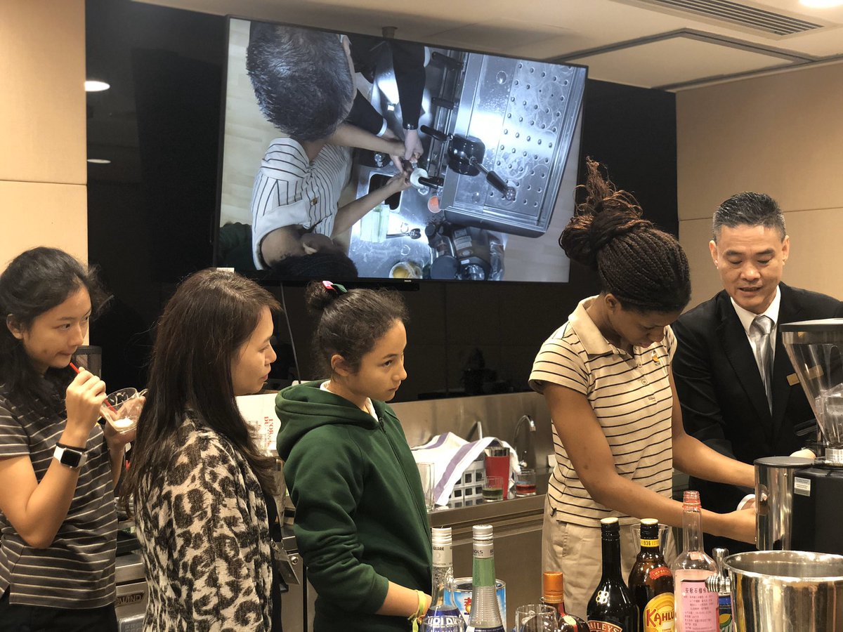 wilmashen's tweet photo. Another great #IBCP mock lesson at International Culinary Institute Hong Kong. Students enjoyed making their own mocktails and coffee for a bit of fun. #cpstudents #culinaryart #hospitality @StewartRedden https://t.co/zIa5g0N85p