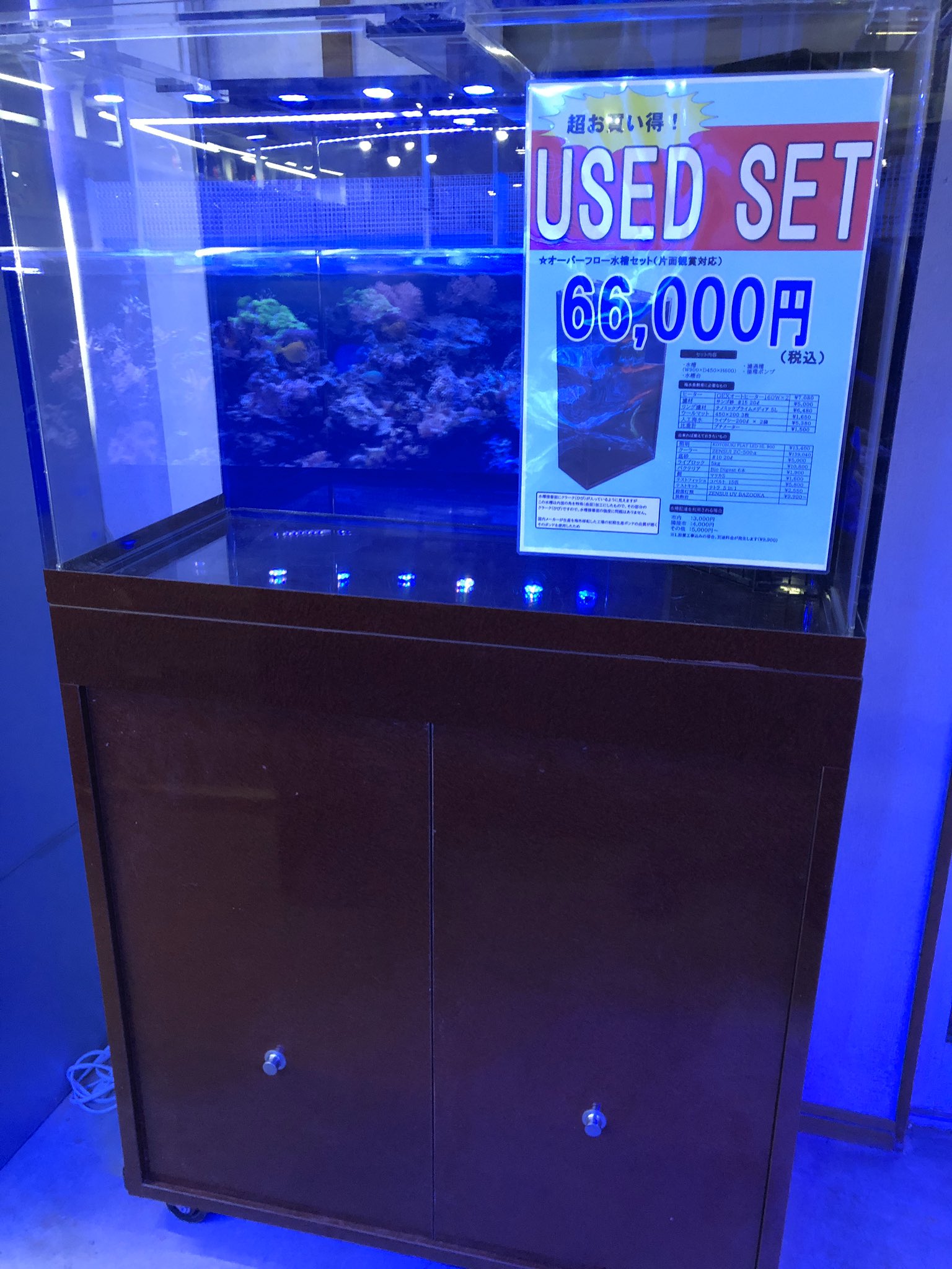 マリンハート Pa Twitter お得な海水魚スターターセットを販売開始しました これさえあれば 海水魚飼育も楽々可能です オーバーフローで 水槽台等付いて格安となっております 店頭に飾ってありますので 是非お求め下さい T Co Tdmkjw3vhy