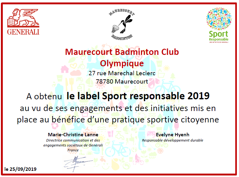 Maurecourt Andrésy Badminton tweet media