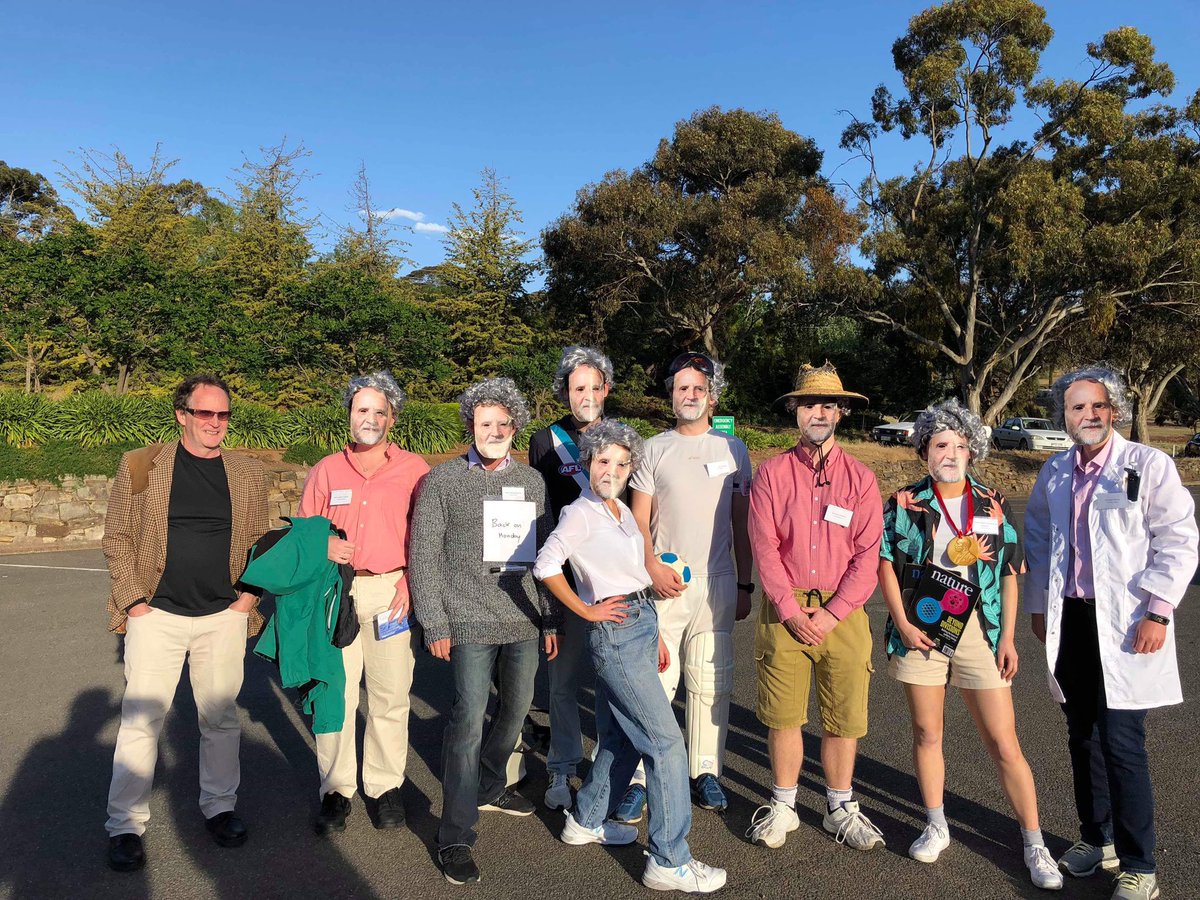 Only at <a href="/CNBPscience/">CNBP</a> can you dress as your boss and have a great laugh! #CNBPconf2019 #OzChem #AbellLab <a href="/AdelaideChem/">Chemistry@Adelaide</a> #nurturingenvironment #PhDLife