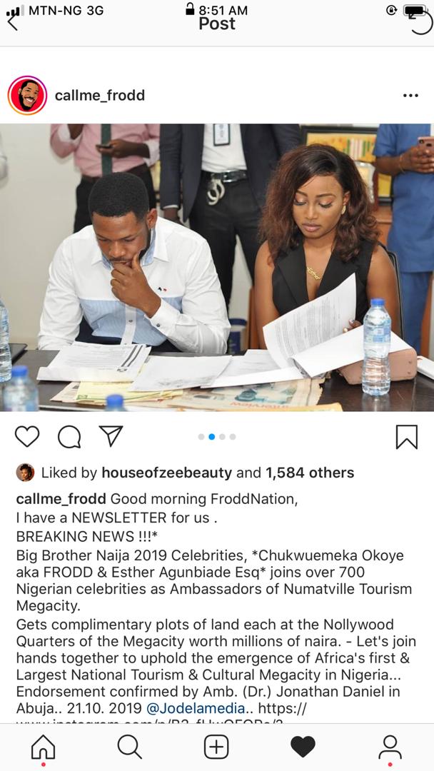 cee_charity1's tweet photo. Frodd to the world. This is just the beginning. More grace @callme_frodd2 #FroddXMegacity #FroddXObiCubana #FroddNation #froddeffect https://t.co/HbCcq6tLMy