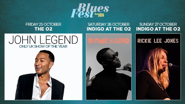 Last chance to book tickets for #bluesfestuk 2019! 
<a href="/johnlegend/">John Legend</a>, <a href="/RaphaelSaadiq/">Raphael Saadiq</a> + <a href="/RickieLeeJones/">Rickie Lee Jones</a> 
#bluesfestuk
Book tickets now!
👉 ow.ly/Xxth30pheRX