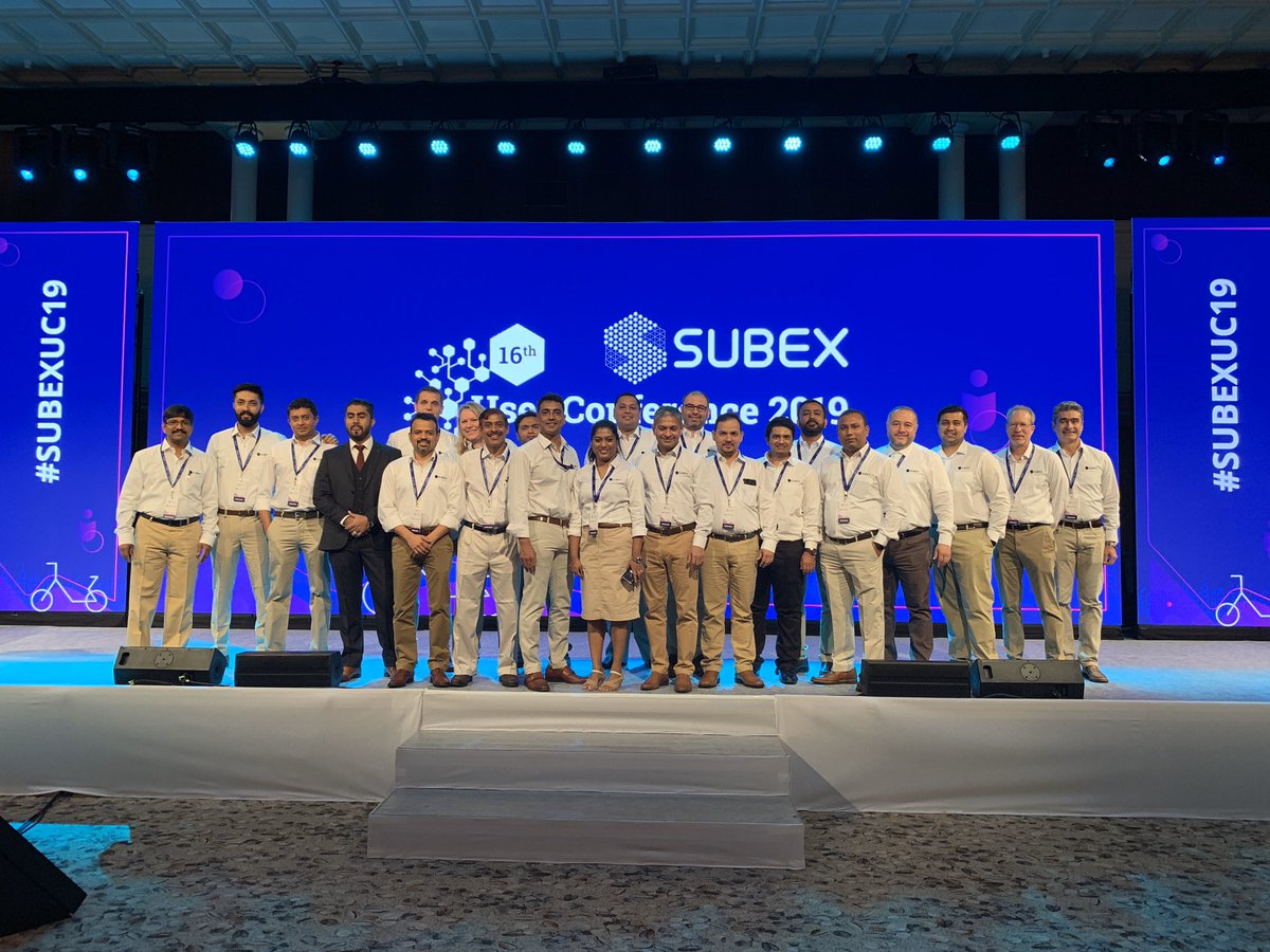 Subex team all geared up for #subexuc19