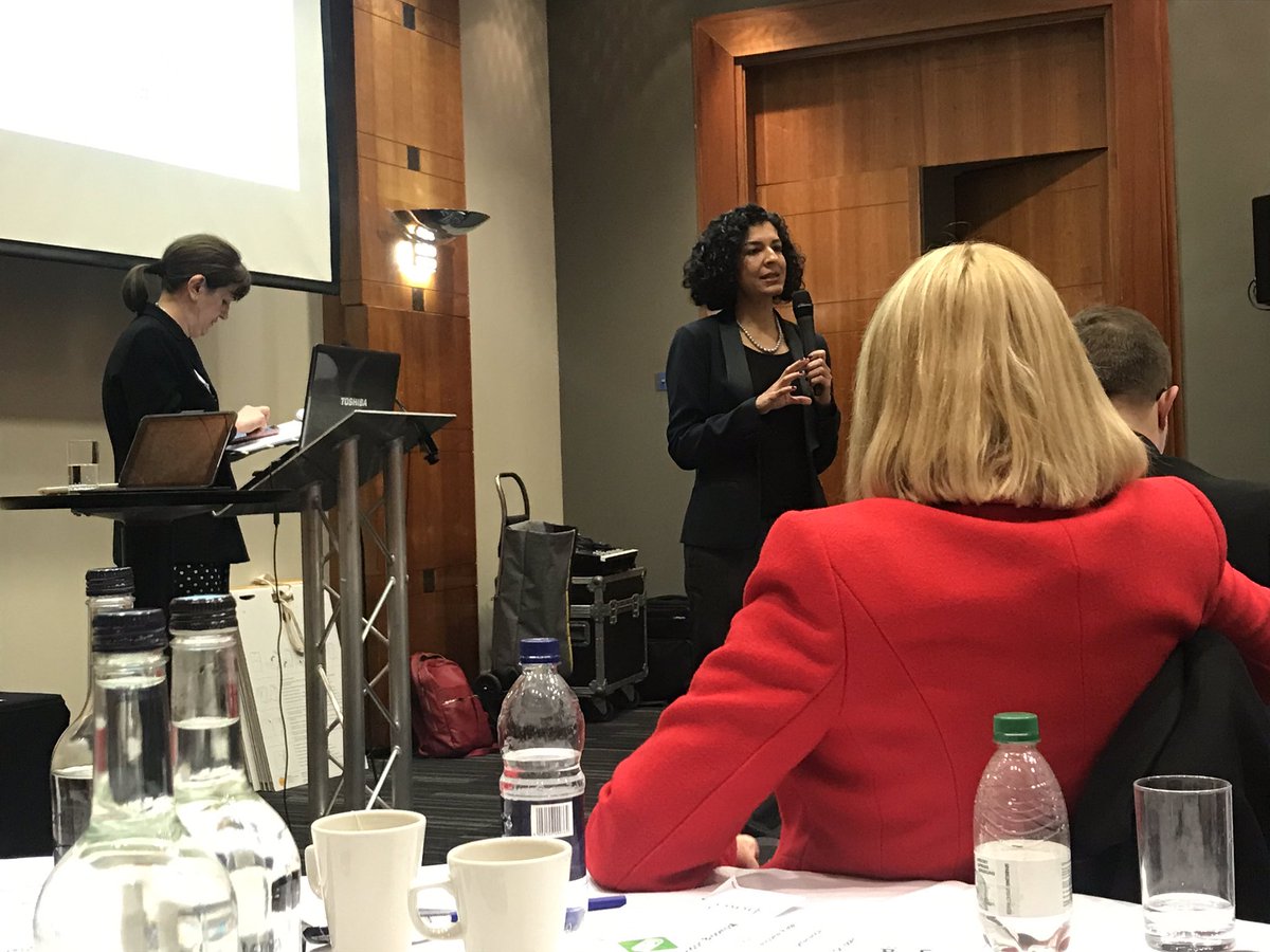 At the SE Region hearing from leaders in the field of Leadership, Workforce and Innovation. Anne, Prerana, Helen.