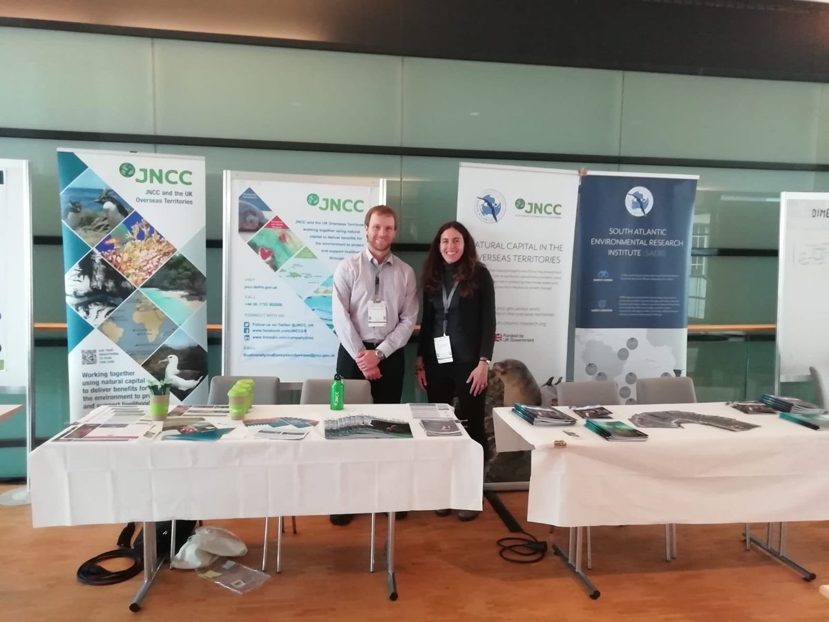 Come to the market stall at #ESP10 to talk more about the UK Overseas Territories natural capital assessments funded by @UKCSSF @DefraGovUK @JNCC_UK @SAERI_FI #UKOverseasTerritories #NaturalCapital