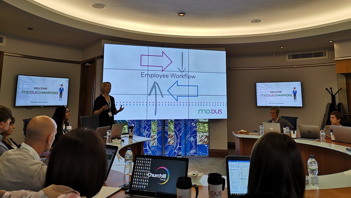 JamesJwb's tweet photo. Great to be at a Mo:dus product launch today - @KarenMagor leading the day #DigitalTransformation #mo:dus #proptech https://t.co/lseyeldFnd