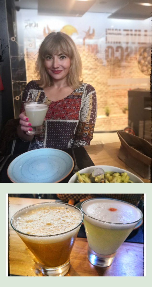 Qué mejor para tomar en un restaurante peruano que un pisco sour?