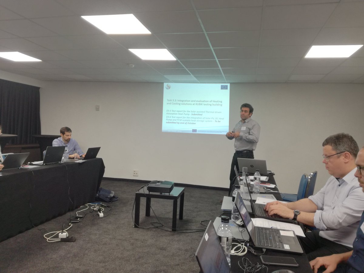 Heat4Cool_H2020's tweet photo. #Retrofitting design planner tool &amp; Integration of #HVAC solutions on M36 meeting, host by @BalkanikaP in #Sofia. Keep tunned! https://t.co/xbKUUcE4EU