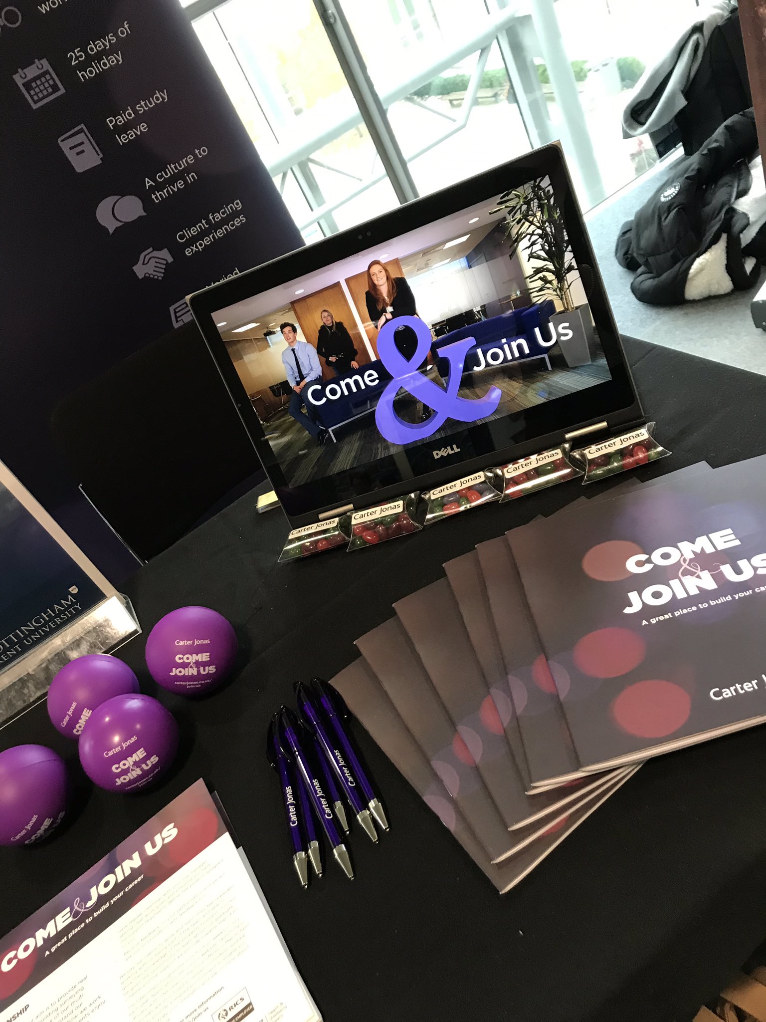 Carter Jonas on Twitter "All set up for another careers fair today