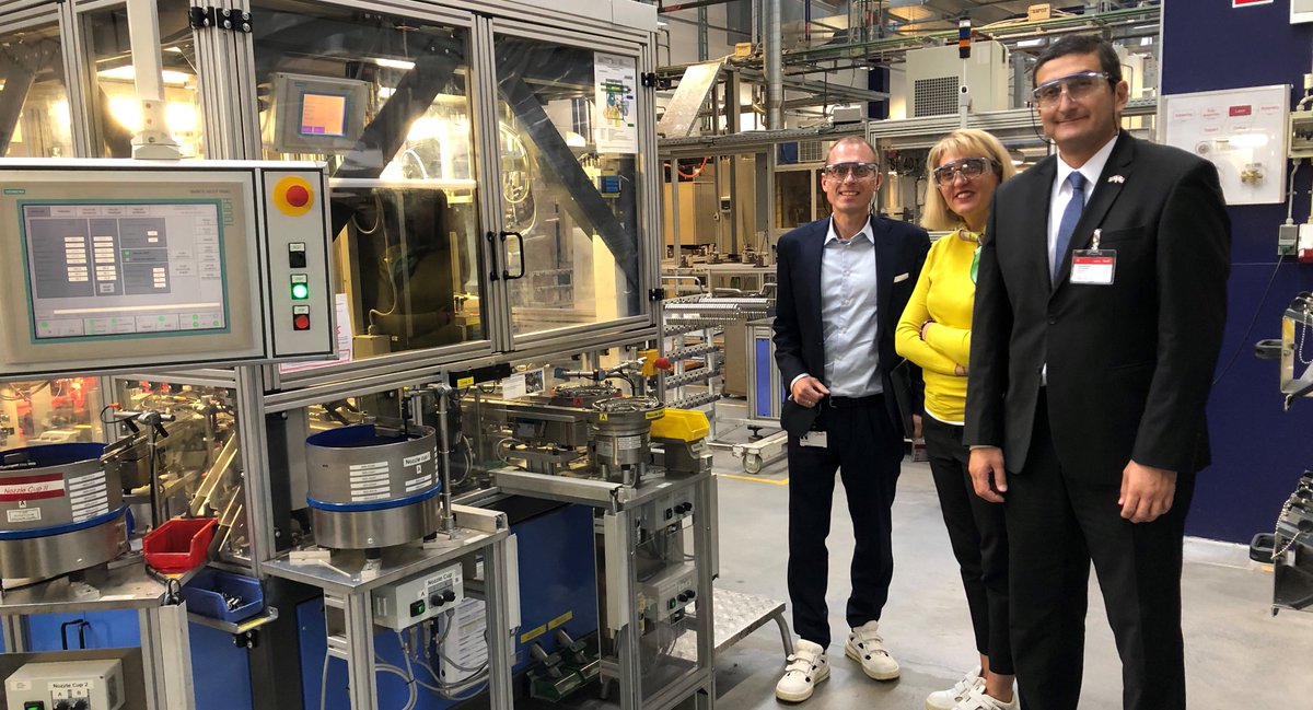 Honored to host Ambassador of Georgia, Gigi Gigiadze and Counsellor Ketevan Markozia at their visit to <a href="/Danfoss/">Danfoss Group</a>